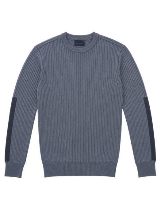 Paul and Shark Tech wool crewneck typhoon 635 Bleu