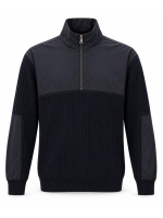 Paul and Shark Tech wool half zip with Dynam 050 Navy