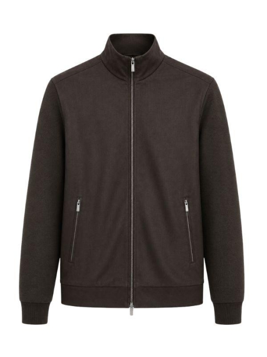 Paul and Shark Merino extrafine in Loro piana 937 brown