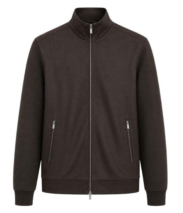 Paul and Shark Merino extrafine in Loro piana 937 brown