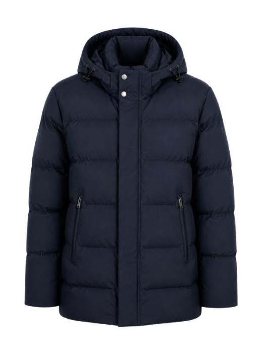Paul and Shark Typhoon platinum long down jacket 050 Navy