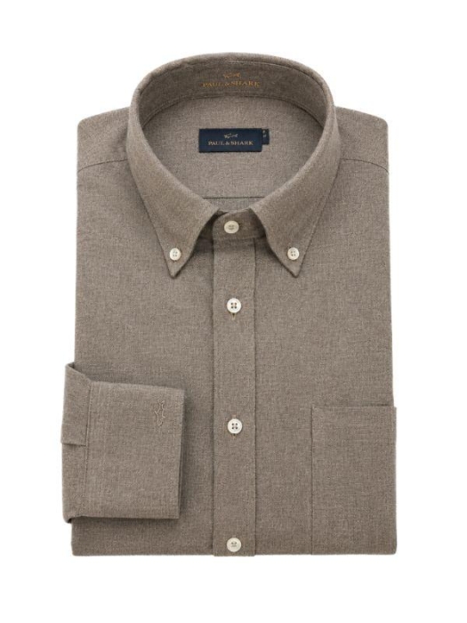Paul and Shark Flannel shirt button down 128 Brown
