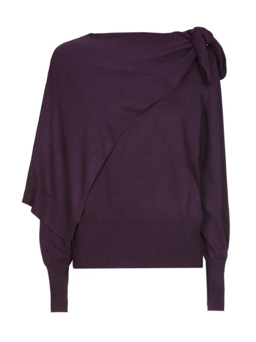 Caroline Biss Pull lange  mouw 05 Plum