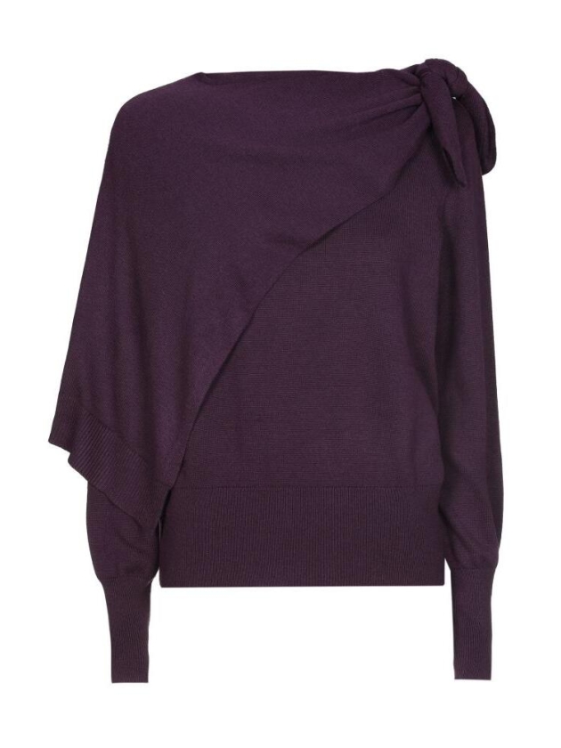 Caroline Biss Pull lange  mouw 05 Plum