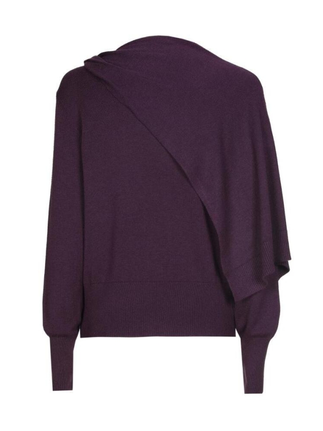 Caroline Biss Pull lange  mouw 05 Plum