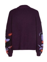 Caroline Biss Pullover 05 Plum multi