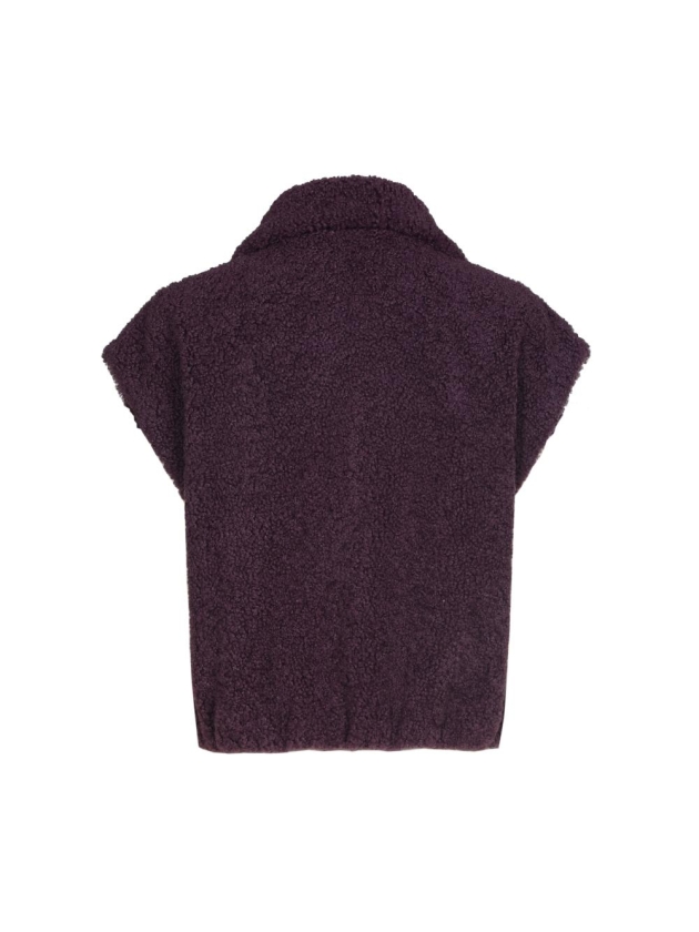 Caroline Biss Bodywarmer faux 05 Plum