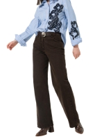 Caroline Biss Broek baggy 01 Brown