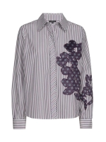 Caroline Biss Blouse gestreept broderie 05 Multi colour