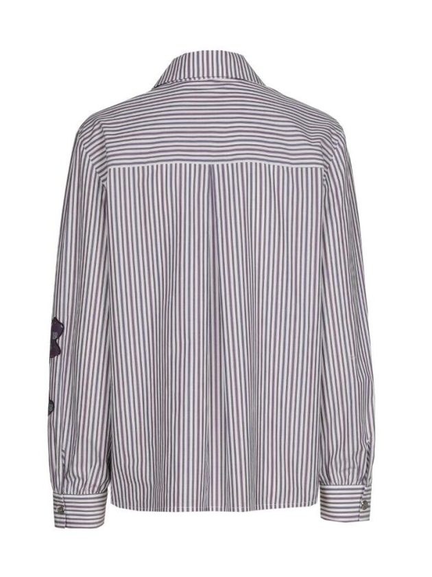 Caroline Biss Blouse gestreept broderie 05 Multi colour