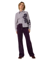 Caroline Biss Blouse gestreept broderie 05 Multi colour