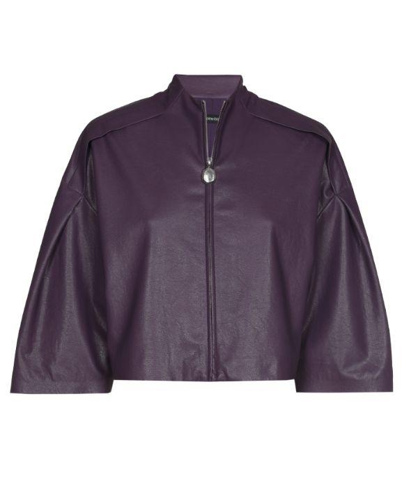 Caroline Biss Bolero vegan leather 05 Plum