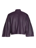 Caroline Biss Bolero vegan leather 05 Plum