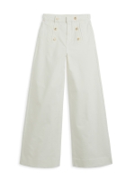 Josh V RUMO high-waisted wide leg jeans 441 light ecru