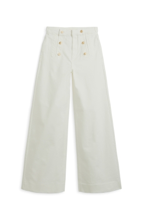 Josh V RUMO high-waisted wide leg jeans 441 light ecru