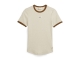Josh V CODY slim fit T-shirt with logo 319 oat melange