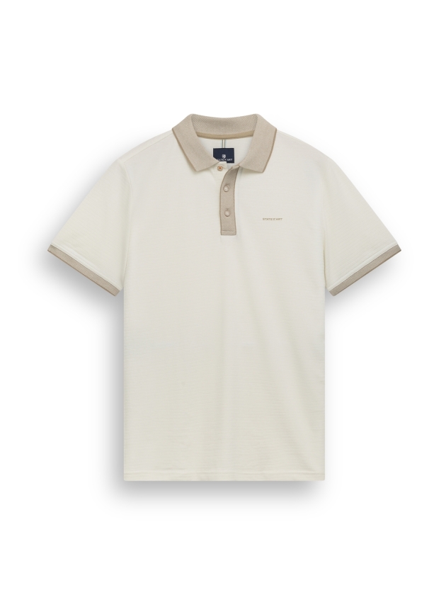 State of Art Poloshirt Jersey SS 1116 Wit