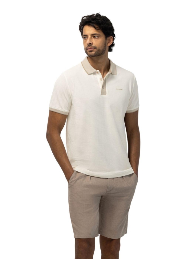 State of Art Poloshirt Jersey SS 1116 Wit