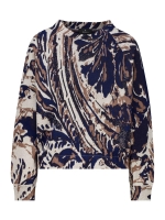 Monari Pullover 788 Classic navy gemusstert