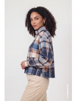 Monari Pullover 554 Tiramisu gemusstert