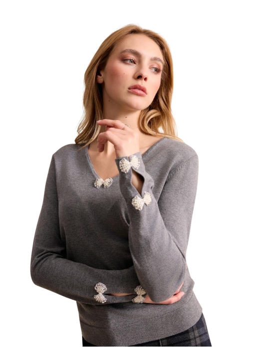 Leo en Ugo TOP AH211 GREY MELANGE