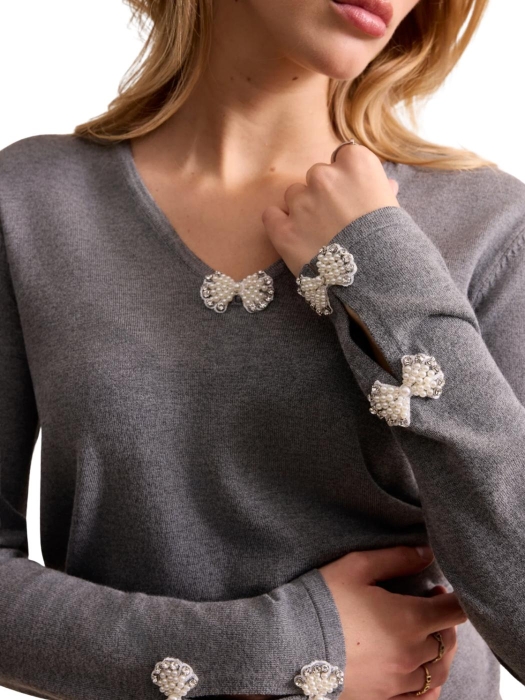 Leo en Ugo TOP AH211 GREY MELANGE