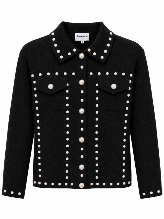 Leo en Ugo TOP AH234 BLACK/OFF WHITE