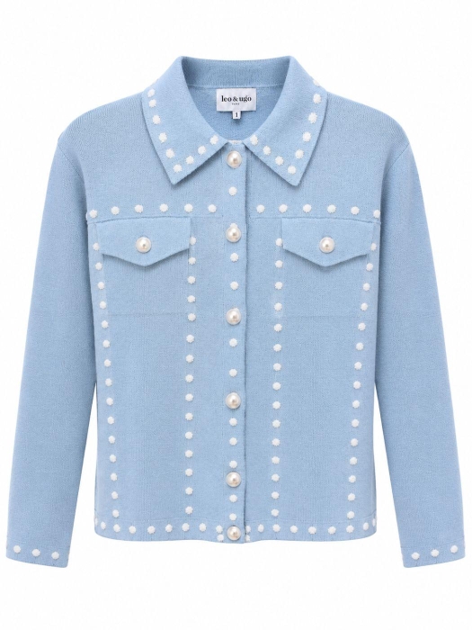 Leo en Ugo TOP AH234 SKY BLUE/OFF WHITE