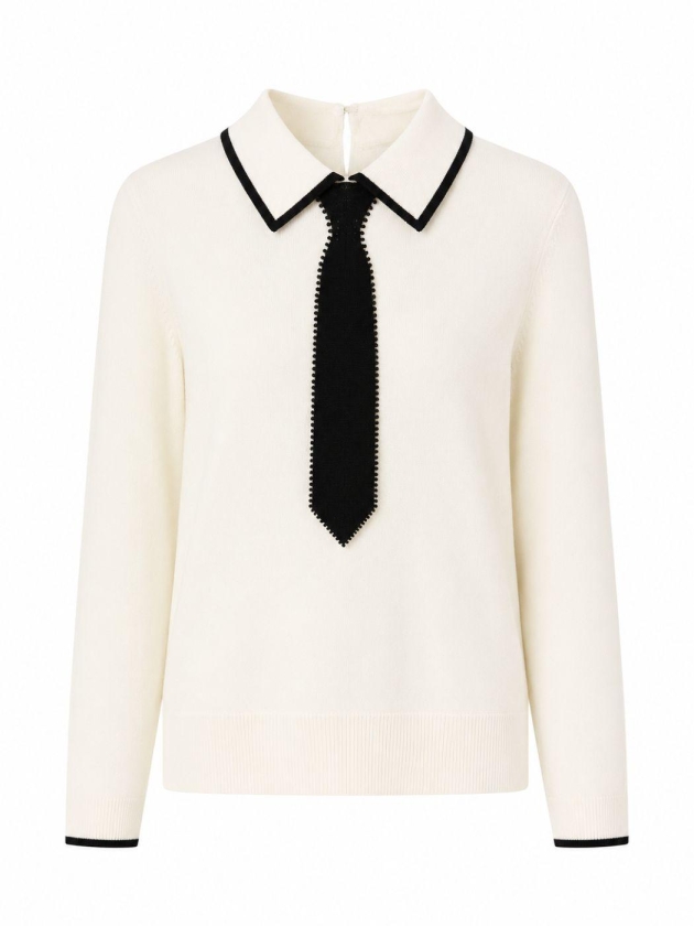 Leo en Ugo TOP AH263 OFF WHITE/BLACK