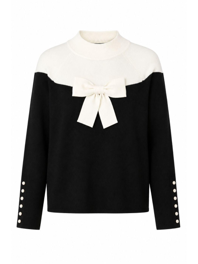 Leo en Ugo TOP BH719 BLACK/OFF WHITE