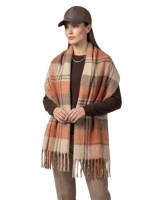 Leo en Ugo HAT/SCARF KHBS030 BROWN COMBO