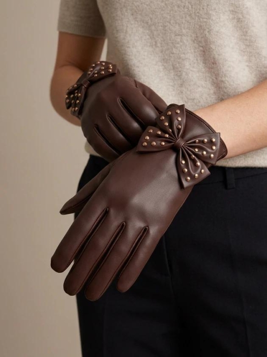 Leo en Ugo GLOVES KHG016 BROWN