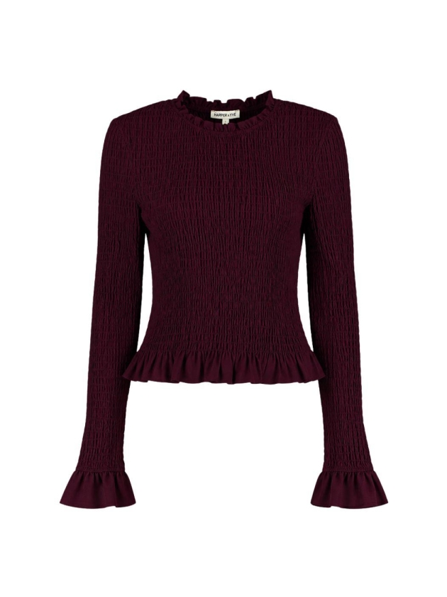 Harper and Yve VEERLE-LS 329 tipsy red