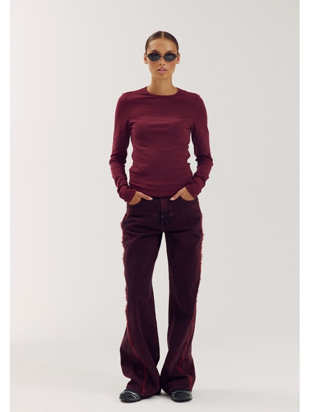 Harper and Yve JASON-LS 329 tipsy red