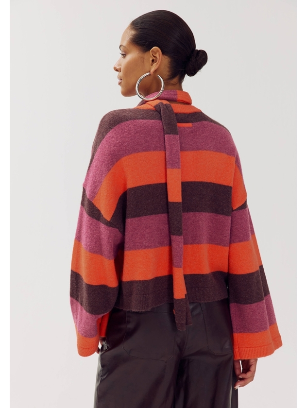 Harper and Yve INDY-CA 330 paprika stripe