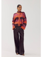 Harper and Yve INDY-CA 330 paprika stripe