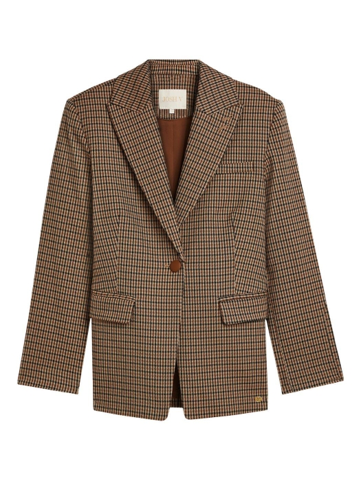 Josh V BERYL 645 brown check