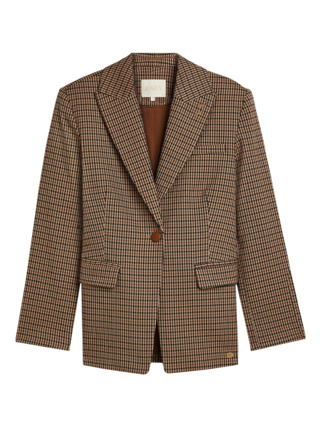 Josh V BERYL 645 brown check