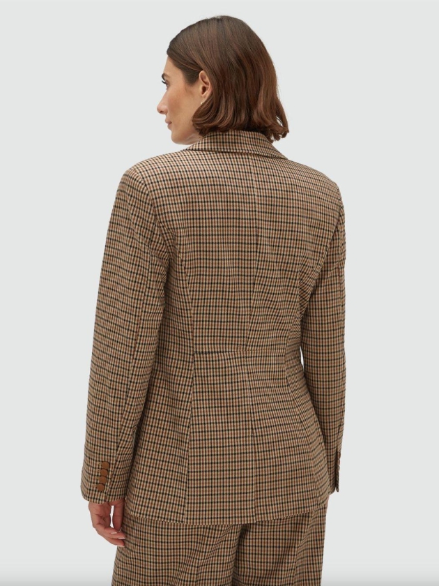 Josh V BERYL 645 brown check