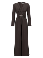 Joseph Ribkoff LDS Jumpsuit 3799 Mocha