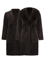 Joseph Ribkoff LDS Coat 3799 Mocha