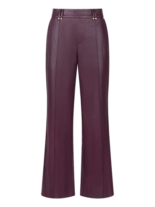 NUKUS Jill Pants PU 333 cherry