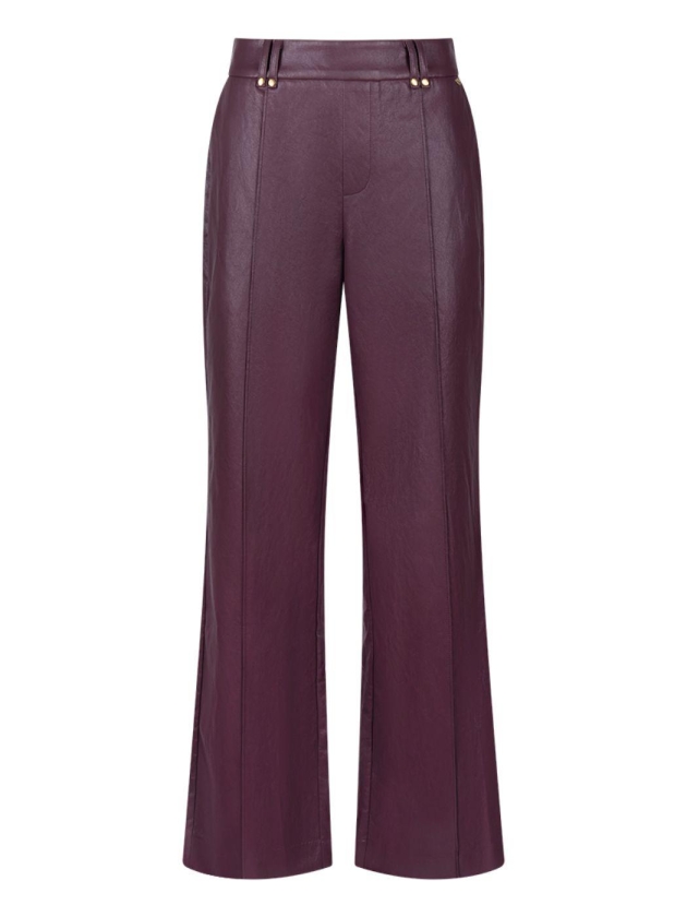 NUKUS Jill Pants PU 333 cherry