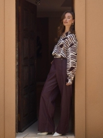 NUKUS Jill Pants PU 333 cherry