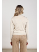 NUKUS Sylvia Pullover Lurex 9 sand
