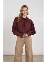 NUKUS Alexandra Blouse 333 cherry