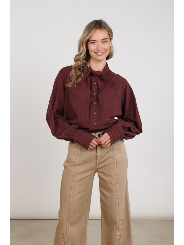 NUKUS Alexandra Blouse 333 cherry