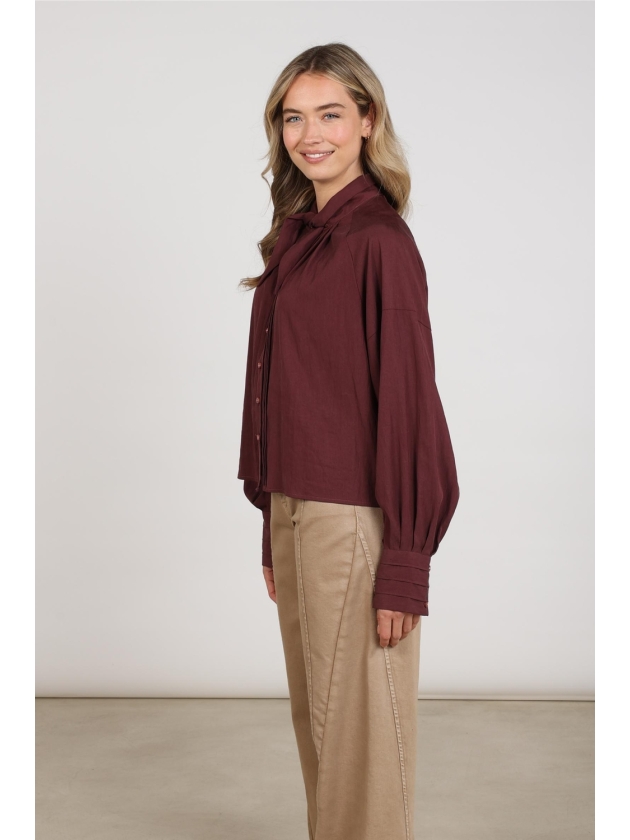 NUKUS Alexandra Blouse 333 cherry