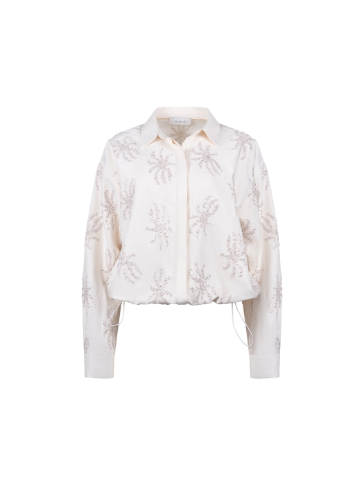 NUKUS Aster Blouse Paillet 17 off white