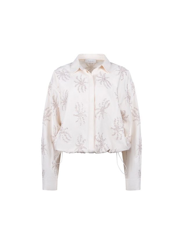 NUKUS Aster Blouse Paillet 17 off white